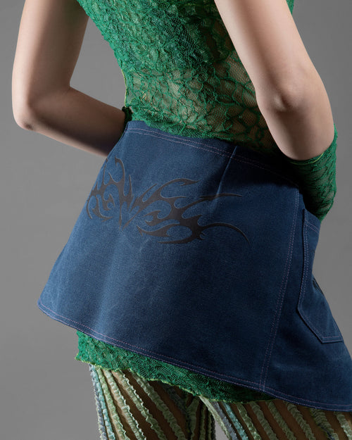Ripple belt skirt