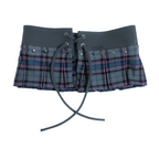 Snap belt skirt attached