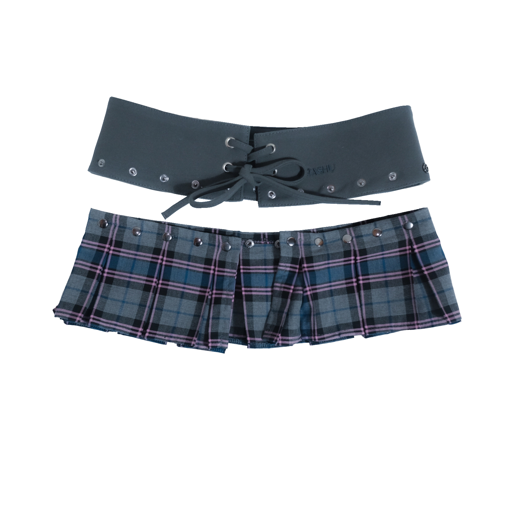 Snap belt skirt detachable 