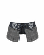 Cleo Snap Belt Skirt