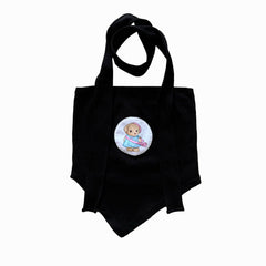 Asymmetrical Tube Top - Black