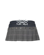 Cleo Snap Belt Skirt