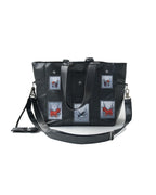 Patchwork Carry-All Bag - Vegan Leather