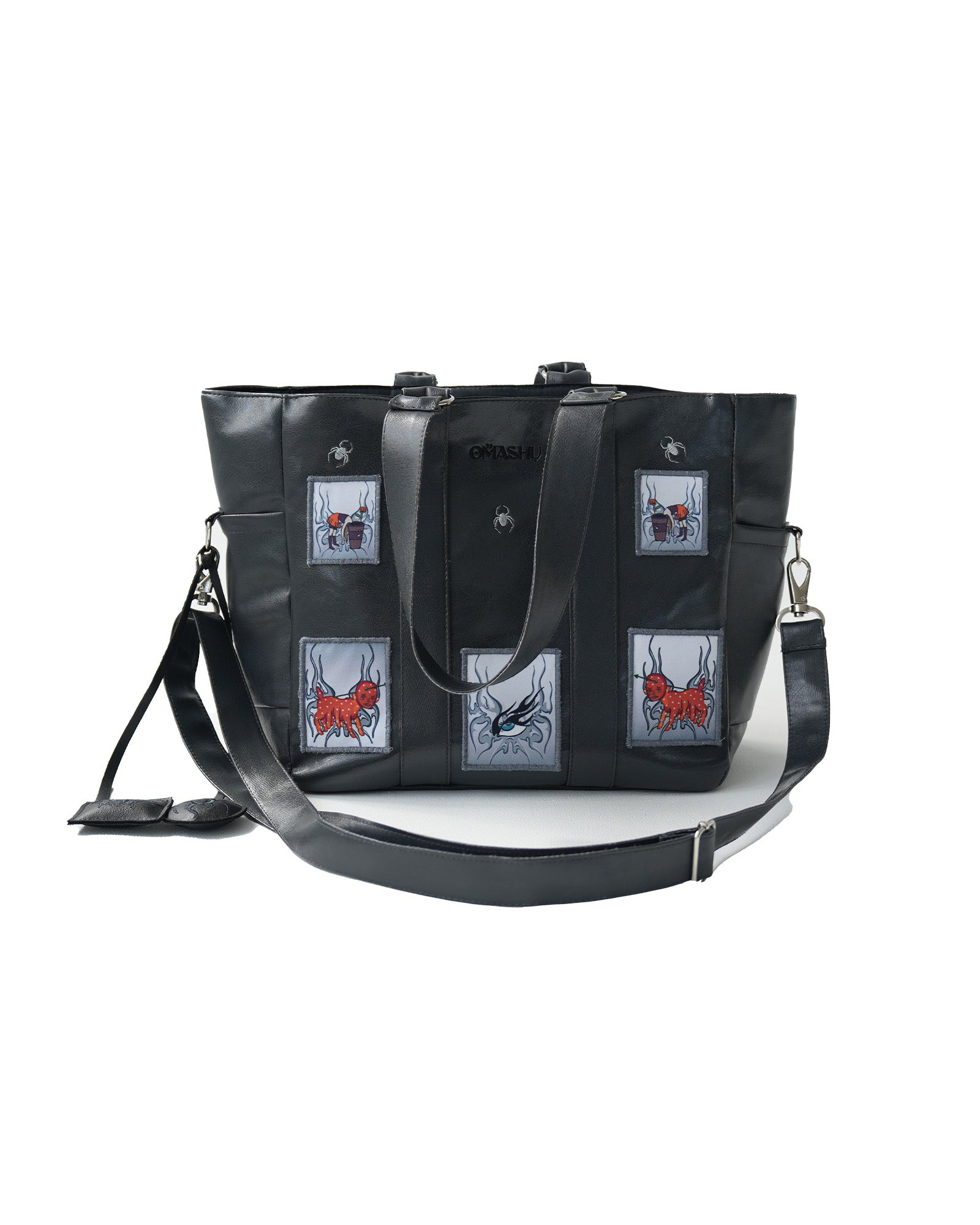Patchwork Carry-All Bag - Vegan Leather