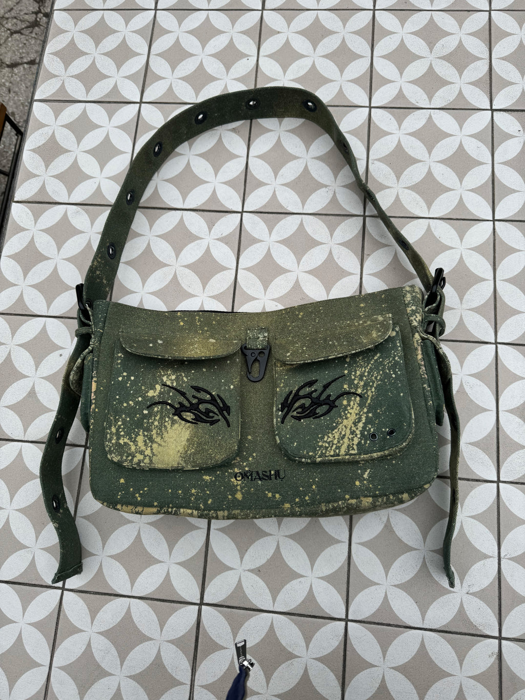 Keychain Cargo Bag - Muted Olive