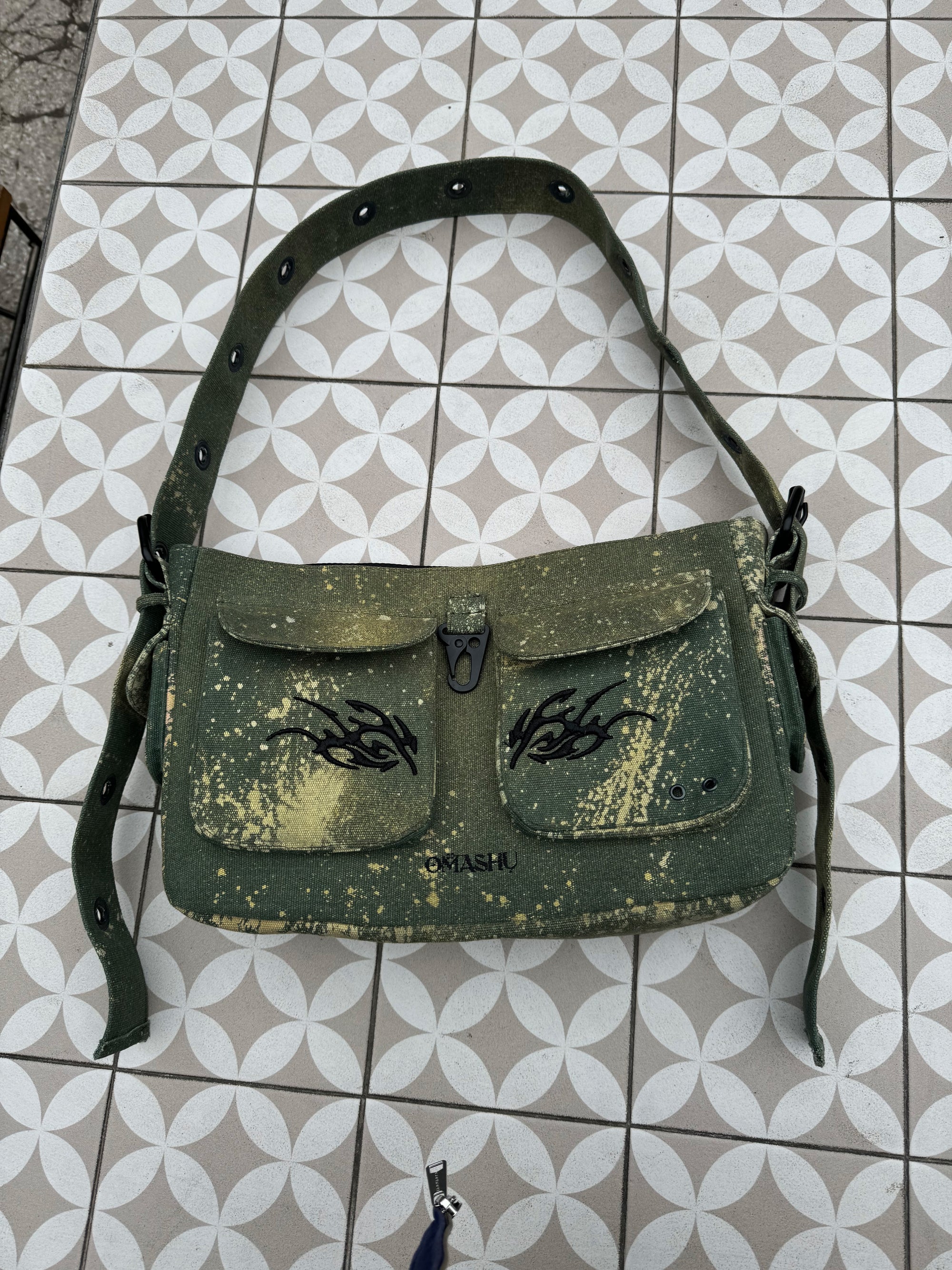 Keychain Cargo Bag - Muted Olive
