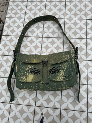 Keychain Cargo Bag - Muted Olive